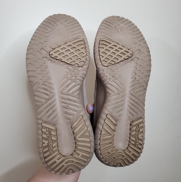 Mens Adidas Originals Tubular Shadow Sneakers Size 7 Beige - Picture 11 of 12